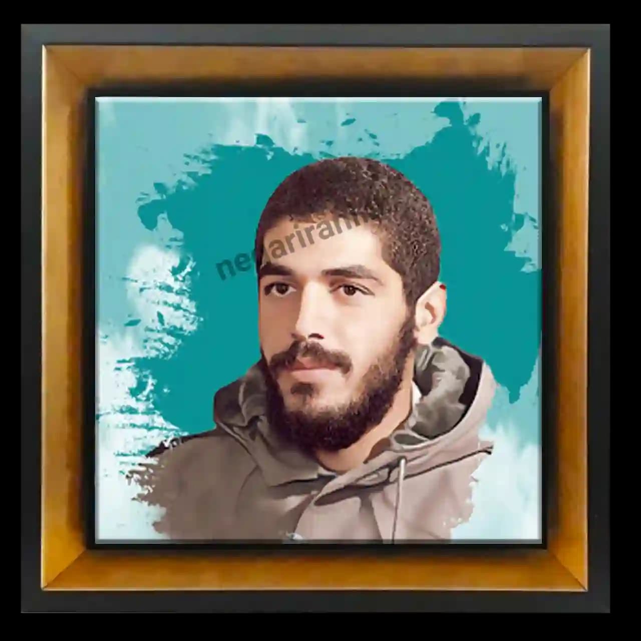 تابلو کاشی شهید ابراهیم هادی مدل 2Z13