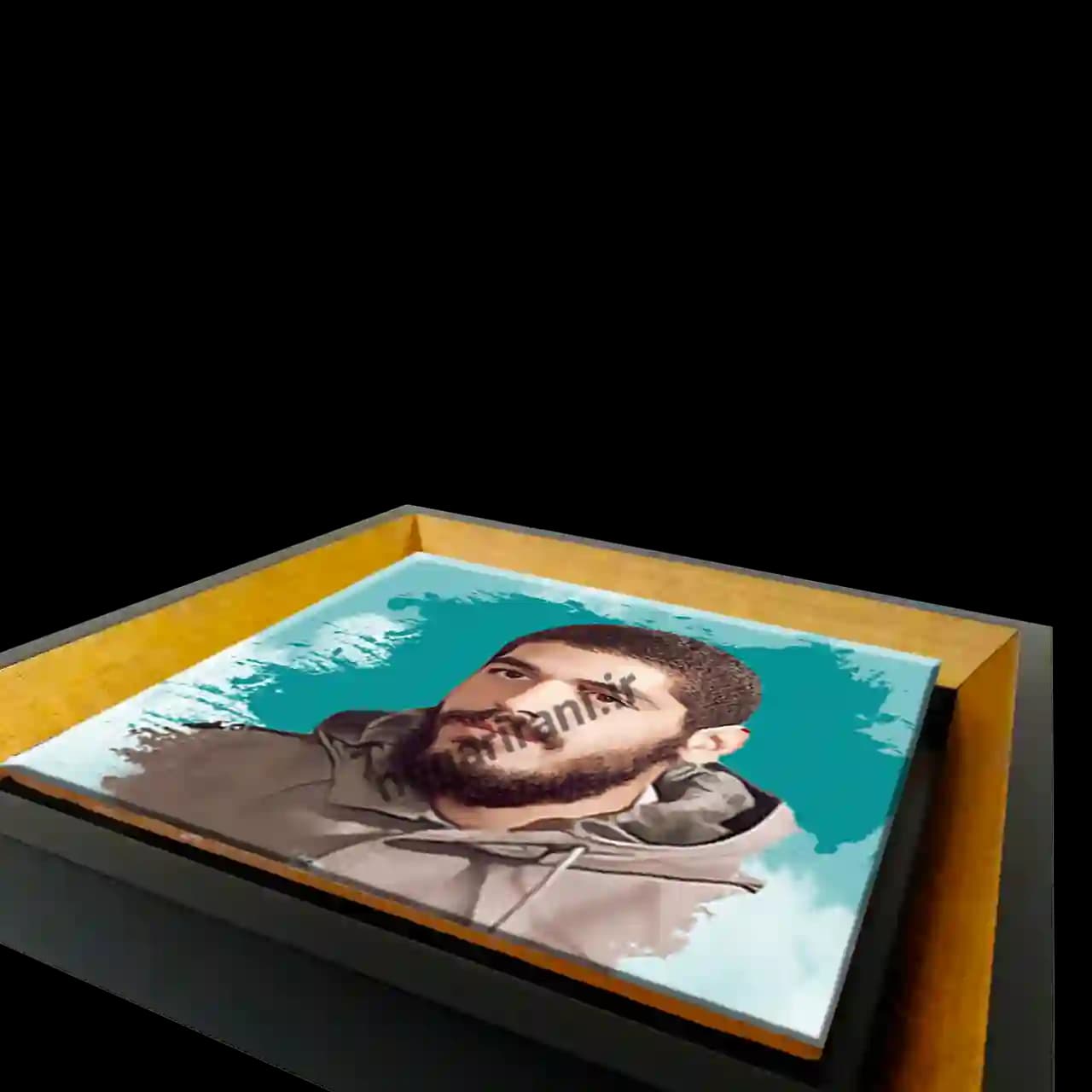تابلو کاشی شهید ابراهیم هادی مدل 2Z13 — تصویر ۳