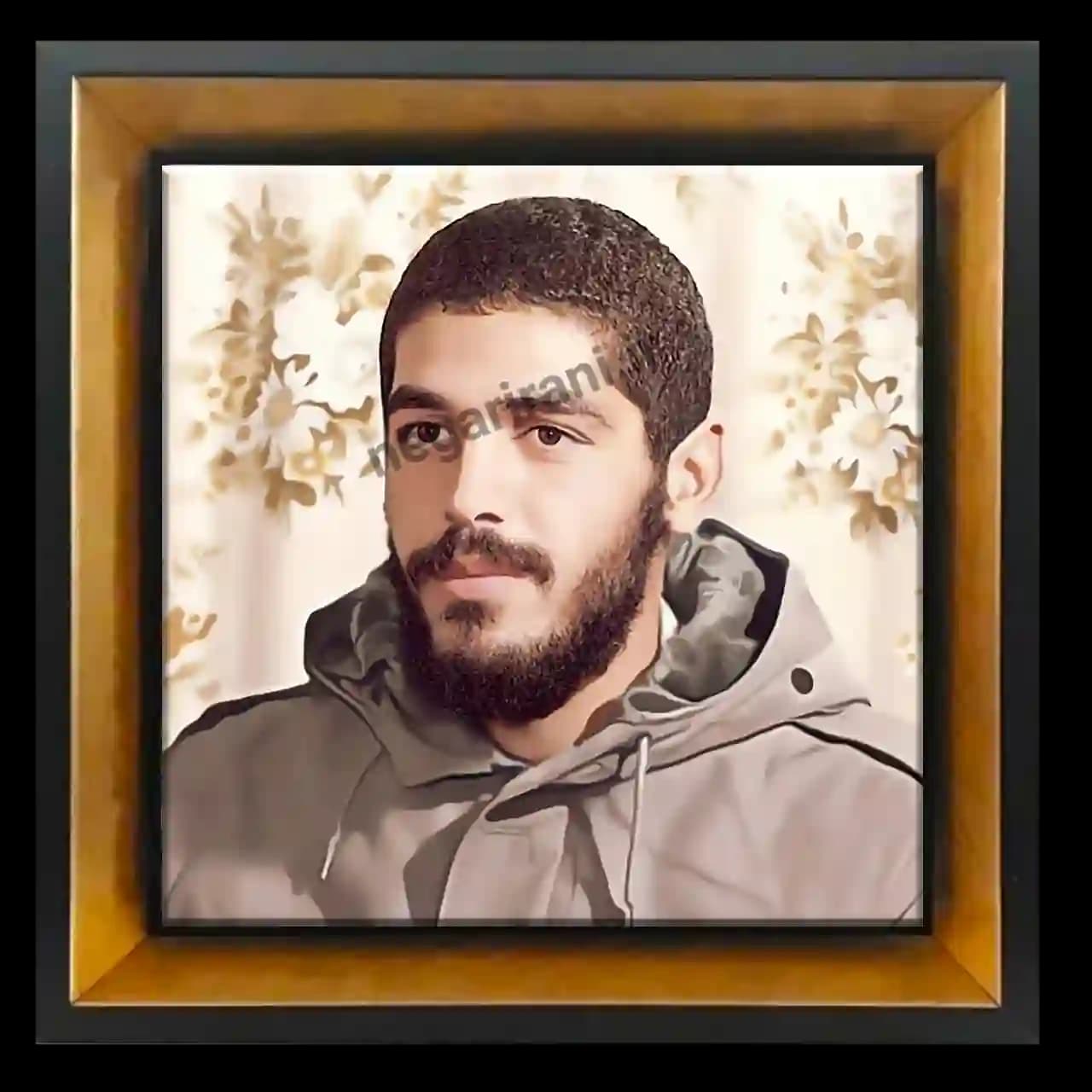 تابلو کاشی شهید ابراهیم هادی مدل 2Z1