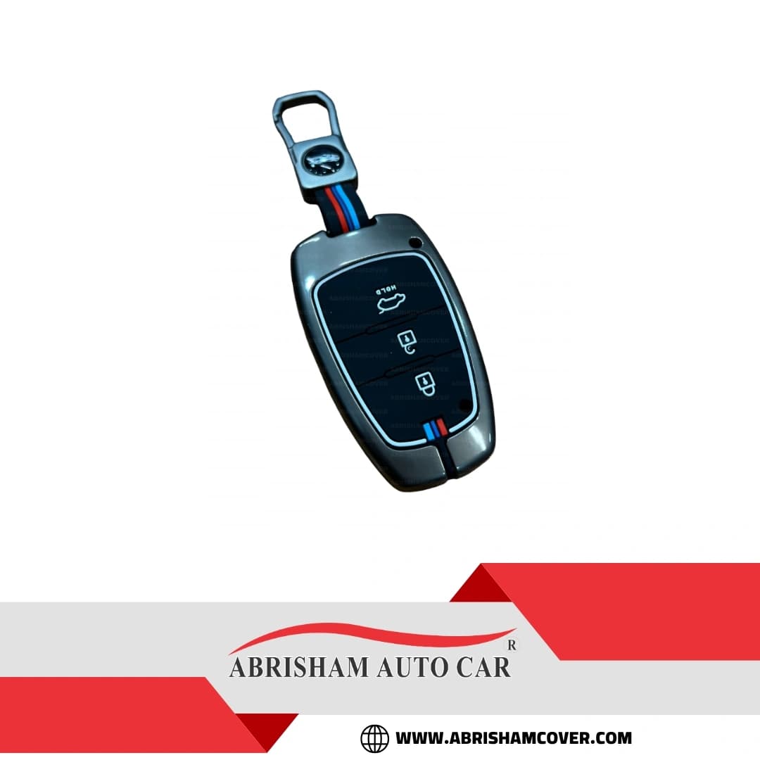 کاور‌ ریموت فلزی هیوندای ix45 رنگ تیتانیوم