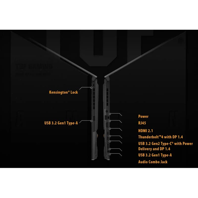 لپ تاپ ایسوس 15.6 اینچی مدل TUF Gaming F15 FX507VU پردازنده Corei7 13620H رم 16GB حافظه 512GB SSD گرافیک 6GB RTX4050 — تصویر ۶
