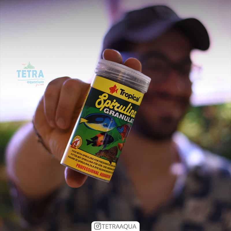 غذای ماهی Spirulina Granulat برند تروپیکال — تصویر ۴