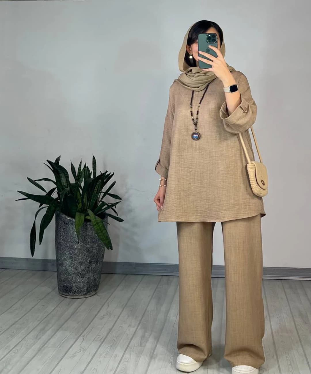 مانتو و شلوار شانتون مدل نورسا — تصویر ۵