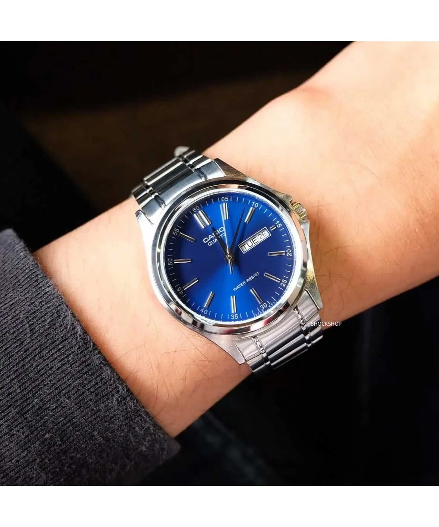 ساعت مردانه کاسیو مدل CASIO MTP-1239D-2ADF — تصویر ۱۱