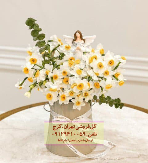 سبد گل روز زن با قیمت مناسب – در گلفروشی هاشمی