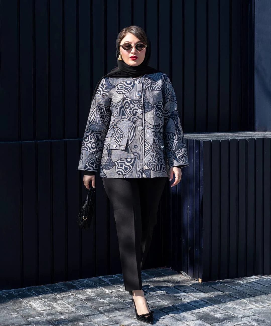 کت ژاکارد مدل نیهان — تصویر ۲