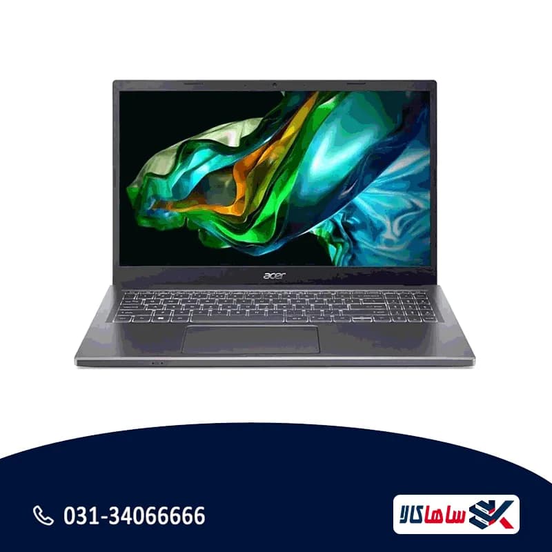 لپ تاپ ایسر 15.6 اینچی مدل Aspire 5 A515 i5 13420H 8GB 512GB 15.6 اینچ Core i5 رم 8GB — تصویر ۲