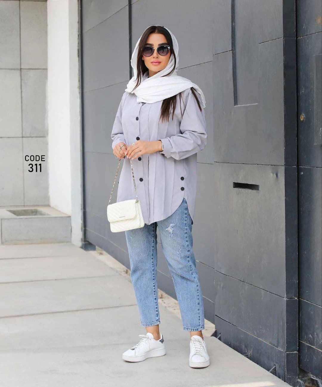 مانتو داکرون مدل نیلی — تصویر ۶