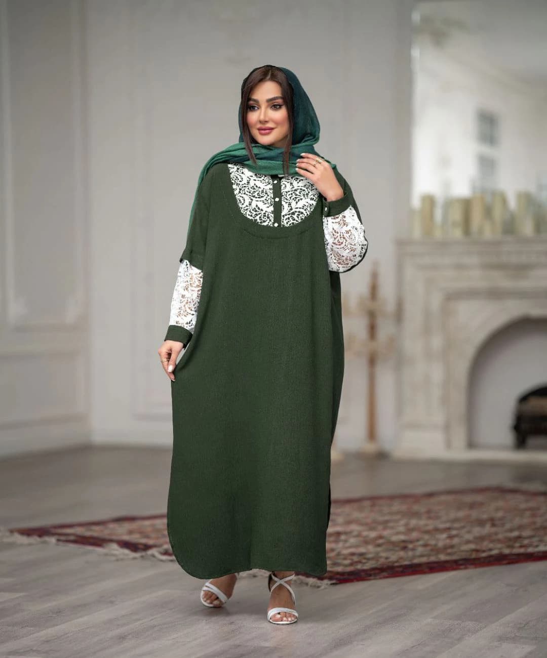پيراهن ابروبادی مدل ماریا — تصویر ۳