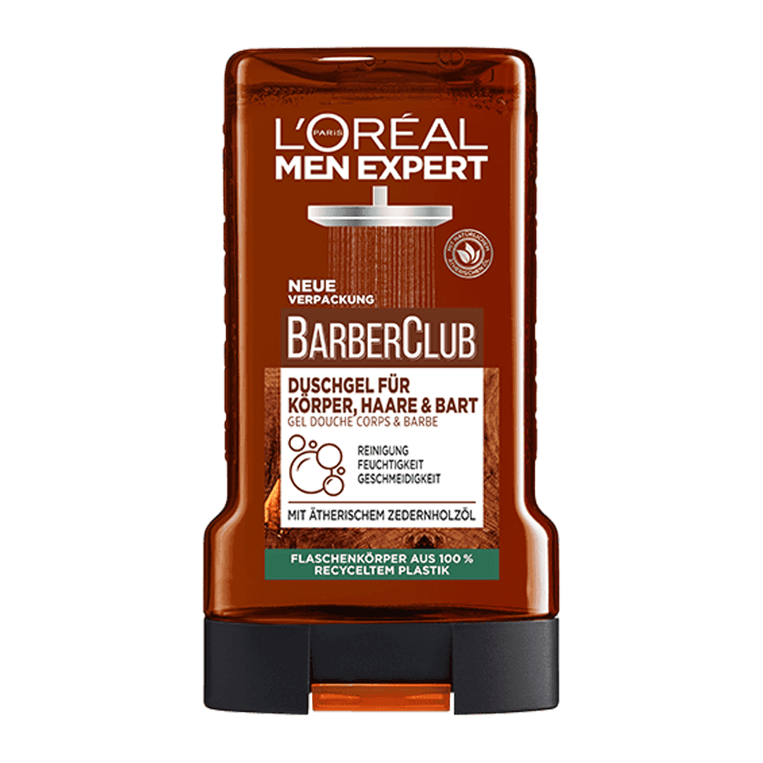شامپو مردانه چند کاره لورال L’Oreal Men Expert Barber Club Body, Hair & Beard Wash