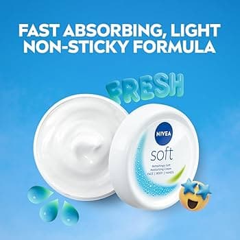 کرم نیوا سافت Nivea Soft Light Moisturising Cream — تصویر ۶