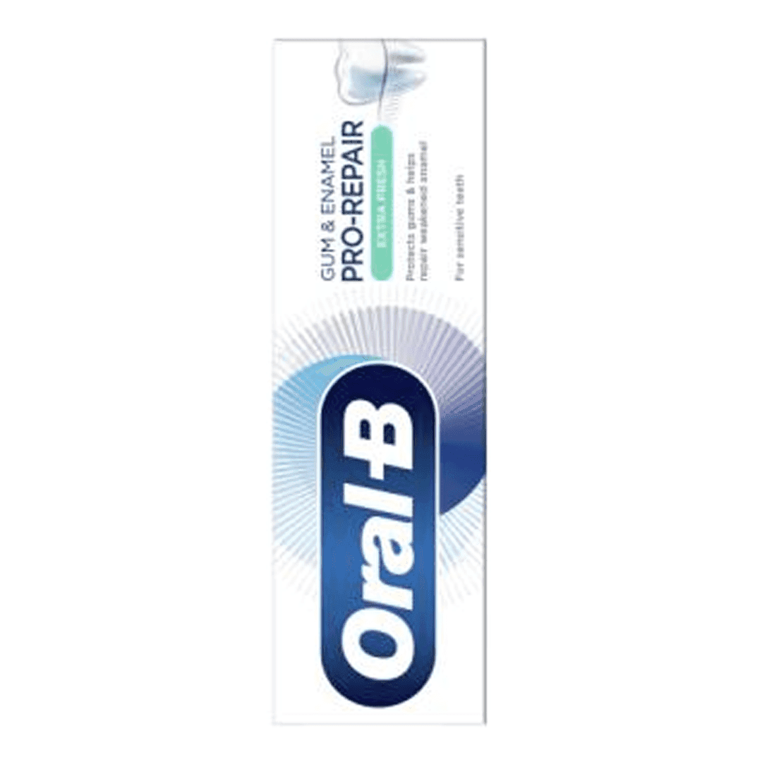 خمیر دندان اورال بی مدل Gum & Enamel Pro-Repair Extra Fresh حجم 75 میلی‌لیتر html Copy code