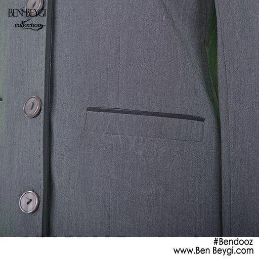 مانتو اداری یقه هفت پارچه بزیاق کد 3881 — تصویر ۳