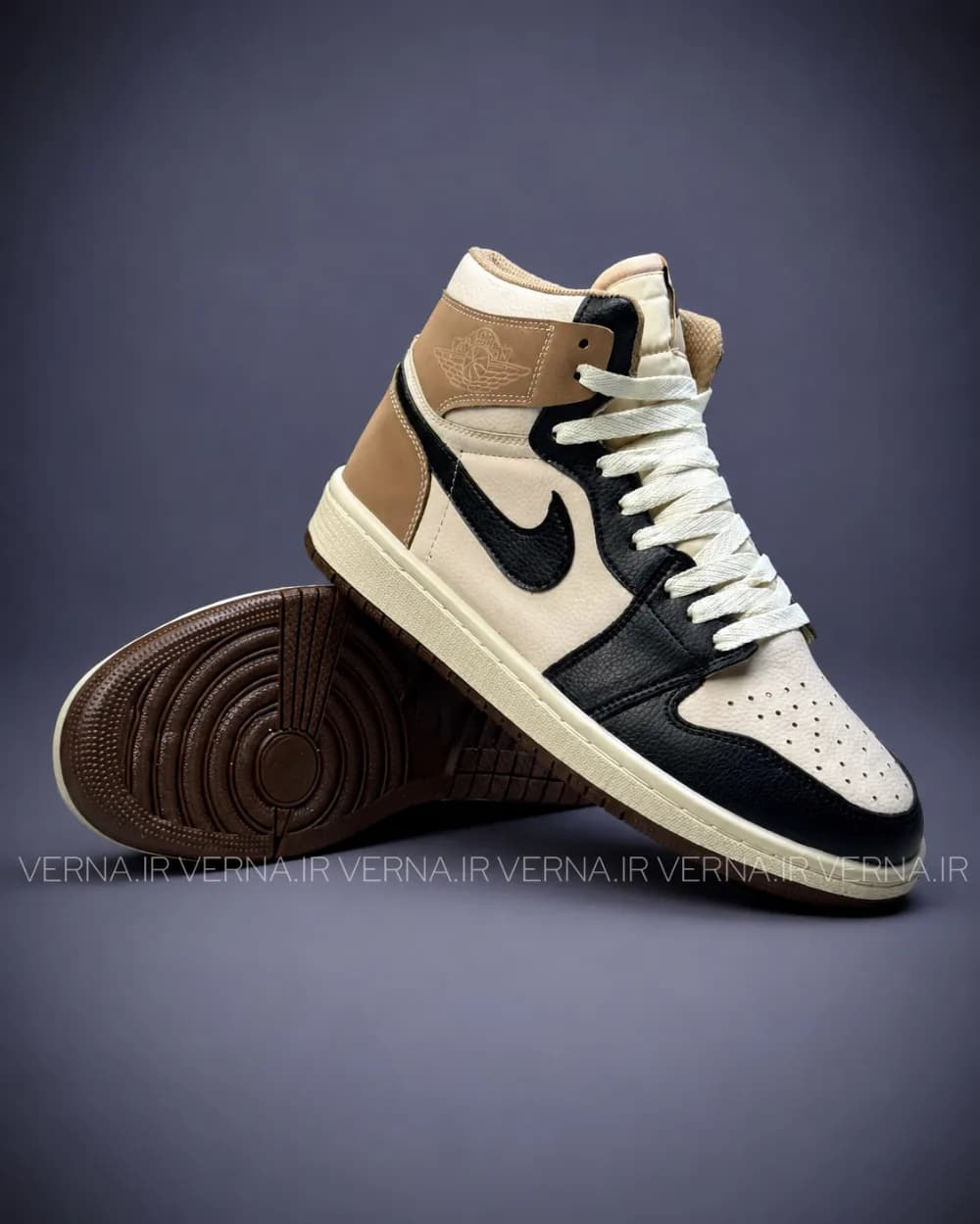 کتوني ساق دار مردانه دورنگ NIKE AIR — تصویر ۲