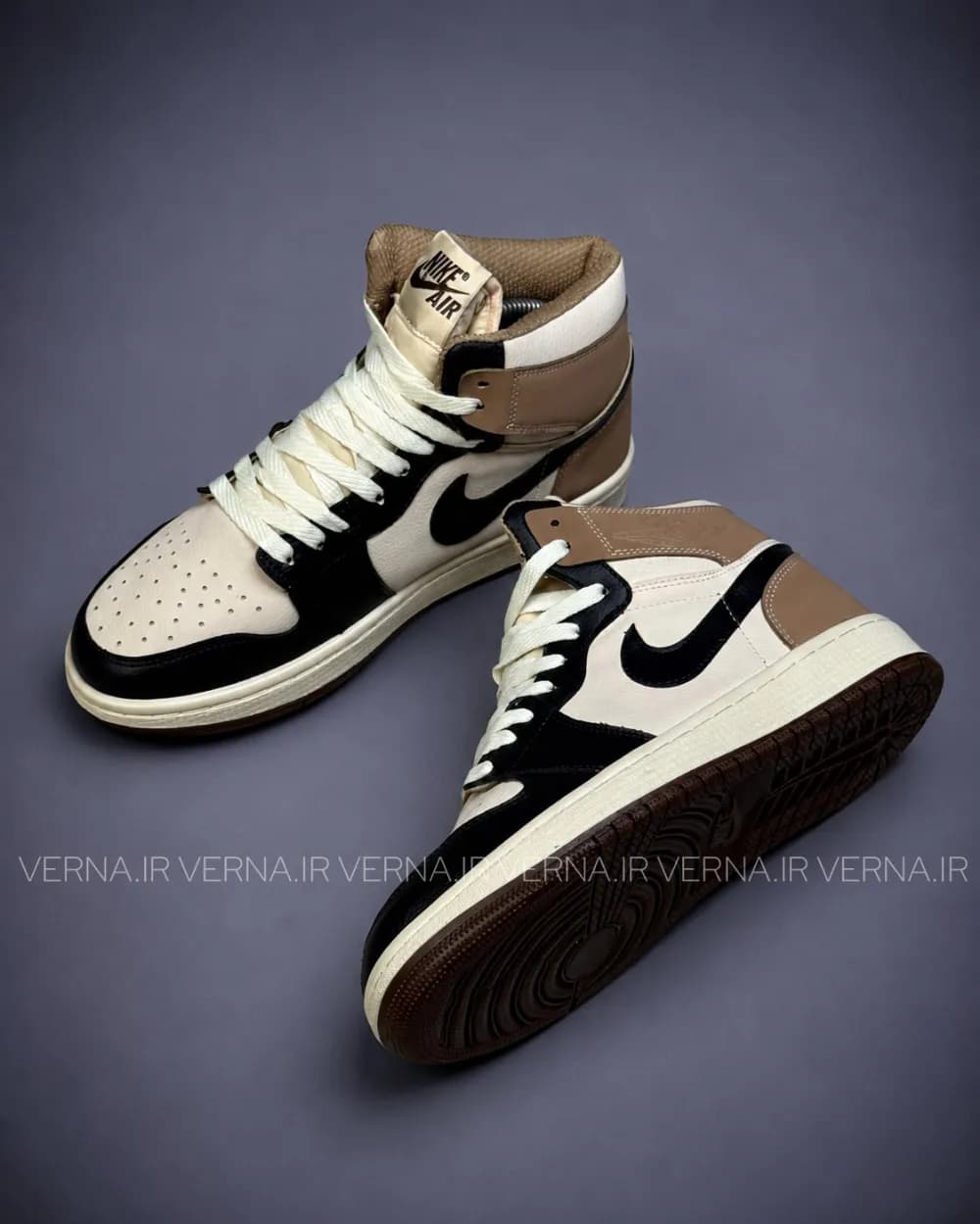کتوني ساق دار مردانه دورنگ NIKE AIR — تصویر ۸