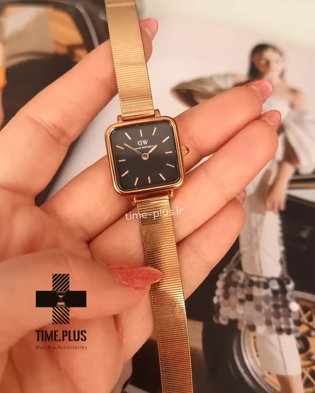 ساعت دنیل ولینگتون زنانه Quadro Pressed — تصویر ۳