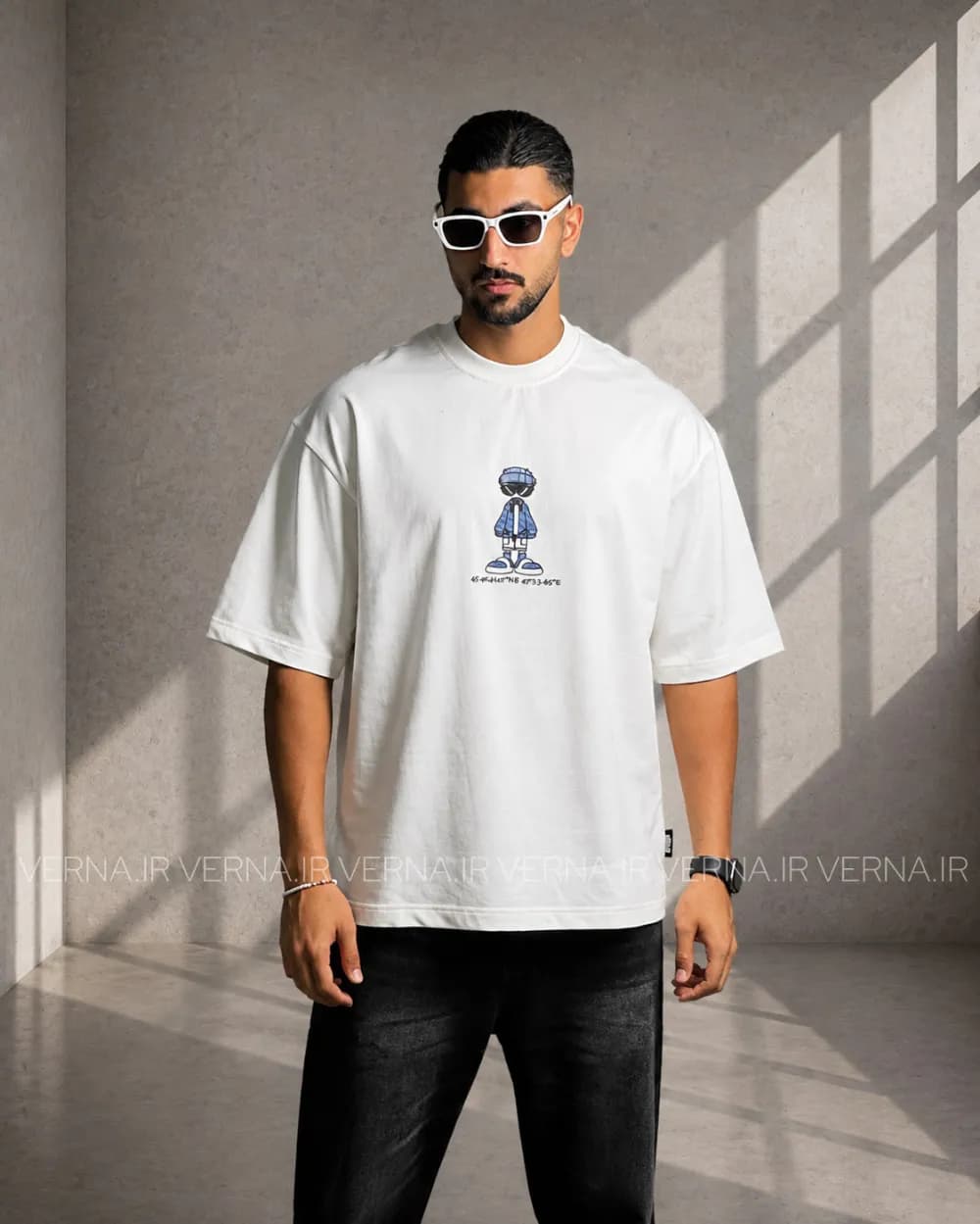 تيشرت مردانه چاپ برجسته BOY LOC — تصویر ۲