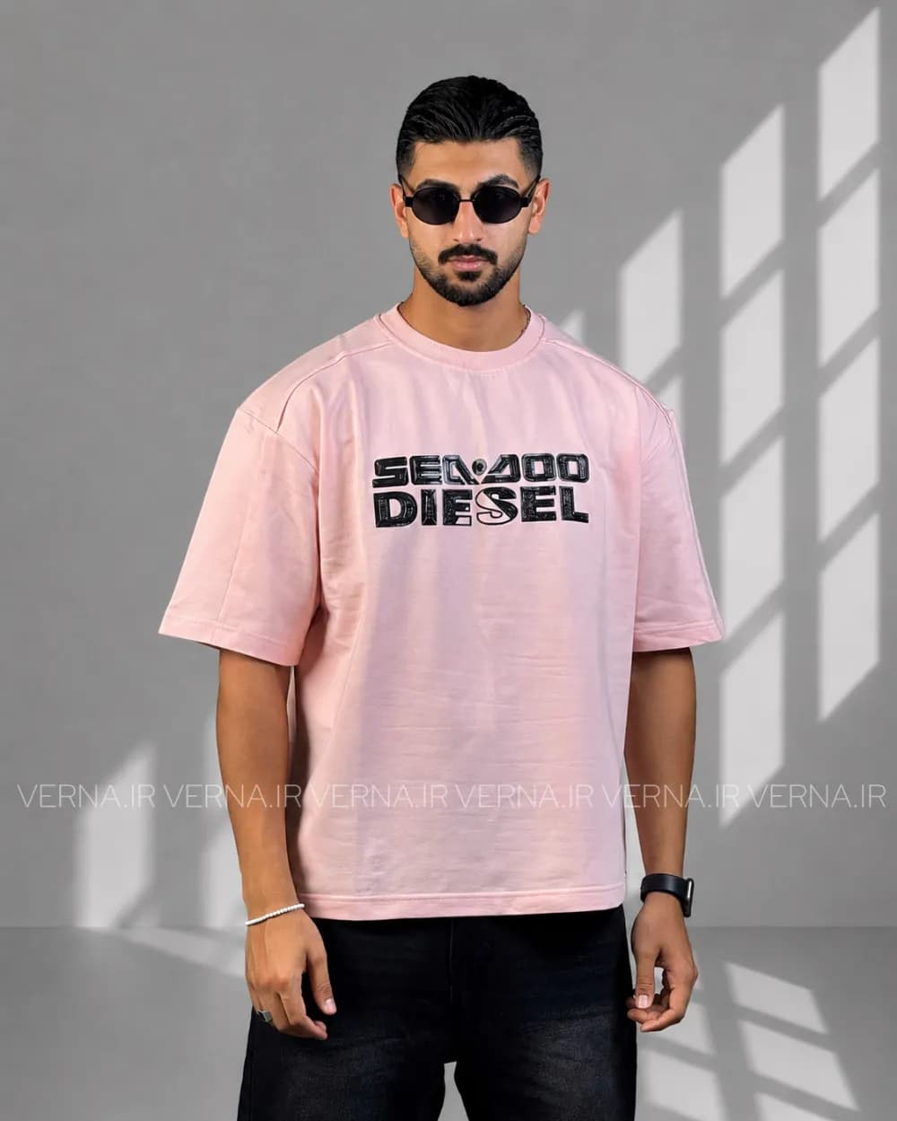 تیشرت مردانه چاپ برجسته DIESEL — تصویر ۴