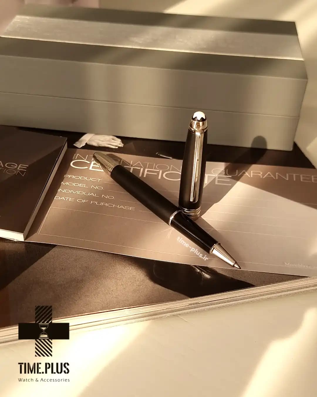 خودکار مون بلان مدل mozart matte black silver — تصویر ۵