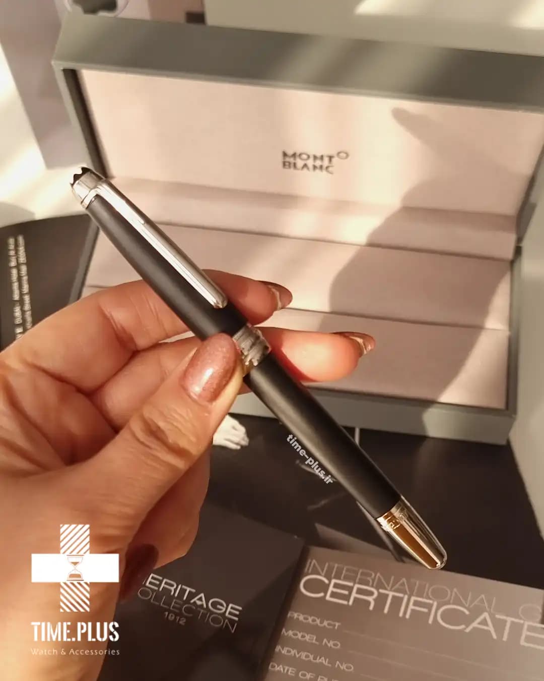خودکار مون بلان مدل mozart matte black silver — تصویر ۷