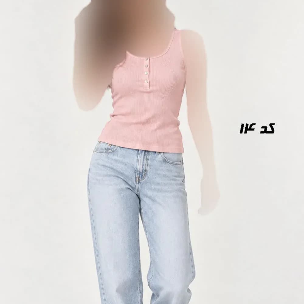 تاپ وارداتی کبریتی زنانه و دخترانه پنبهای مارک H&M — تصویر ۱۲