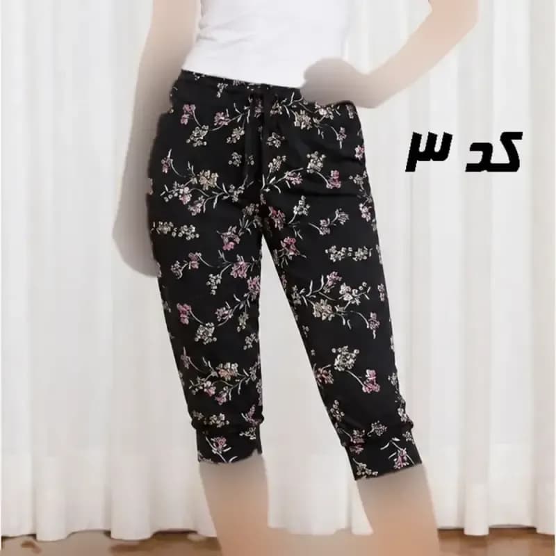 شلوارک دخترانه و زنانه وارداتی طرحدار پنبهای سایز M تا XL — تصویر ۳
