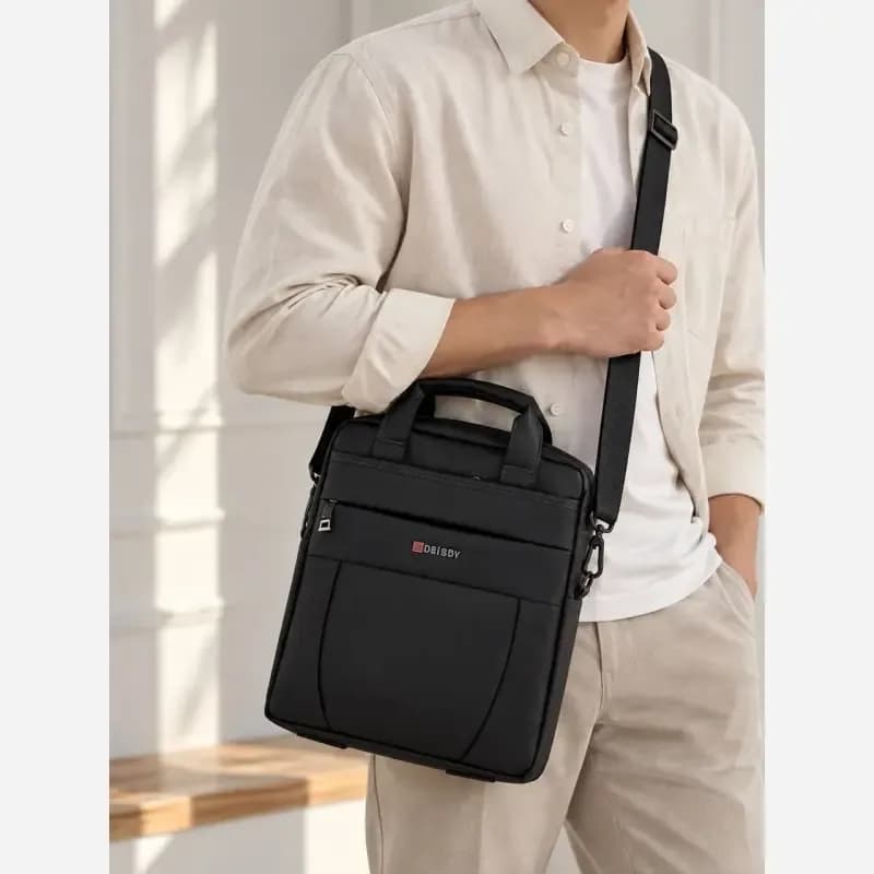 کیف اداری پارچه ای دیبا جا لپتاپ سه بند — تصویر ۳