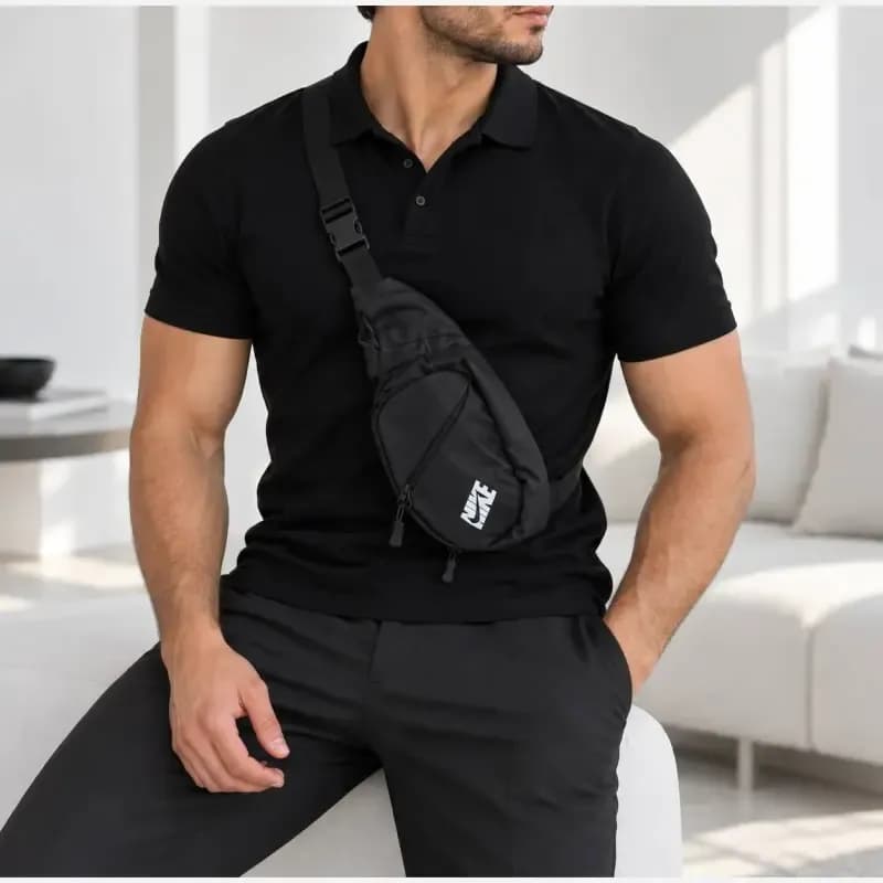 کیف کراس بادی پارچه ای روزمره ابعاد 32 در 16 سانتیمتر — تصویر ۴