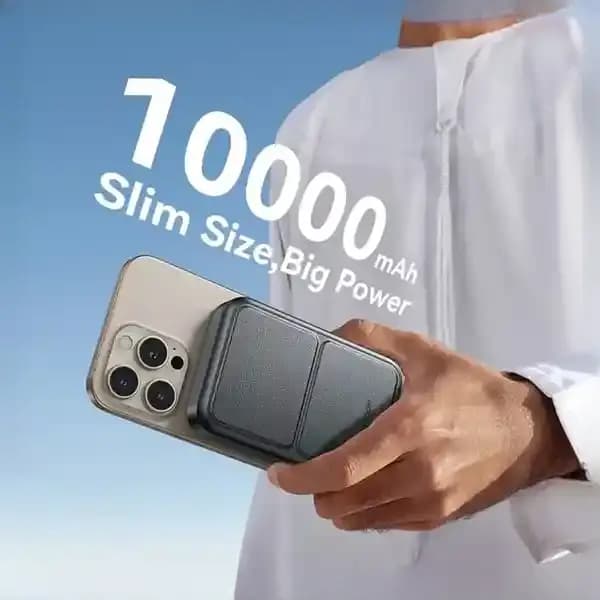 پاوربانک وایرلس مگنتی 10000 جویروم Qi2 JR-PBM11 — تصویر ۵