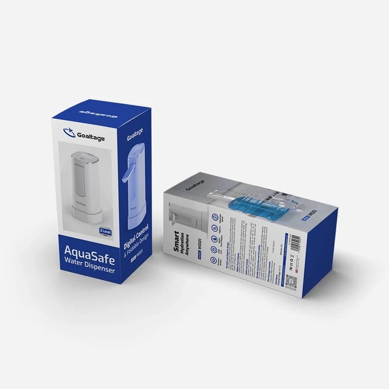 پمپ آب اتوماتیک شارژی بطری آکوا سیف مدل Goaltage aquasafe water dispenser WD01 — تصویر ۲