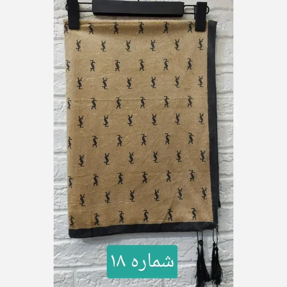 شال اسپرت نخ پنبه قواره بلند زنانه — تصویر ۳