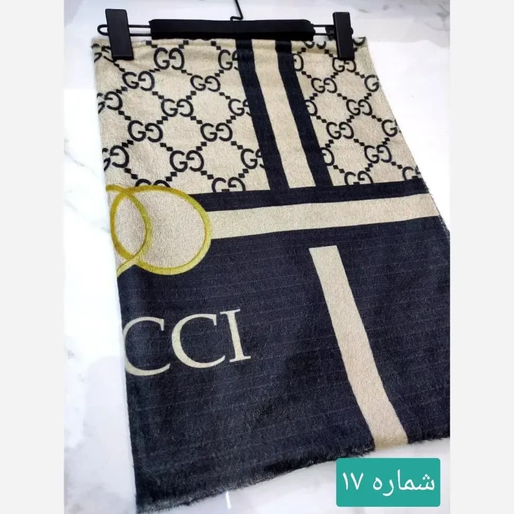شال اسپرت نخ پنبه قواره بلند زنانه — تصویر ۲