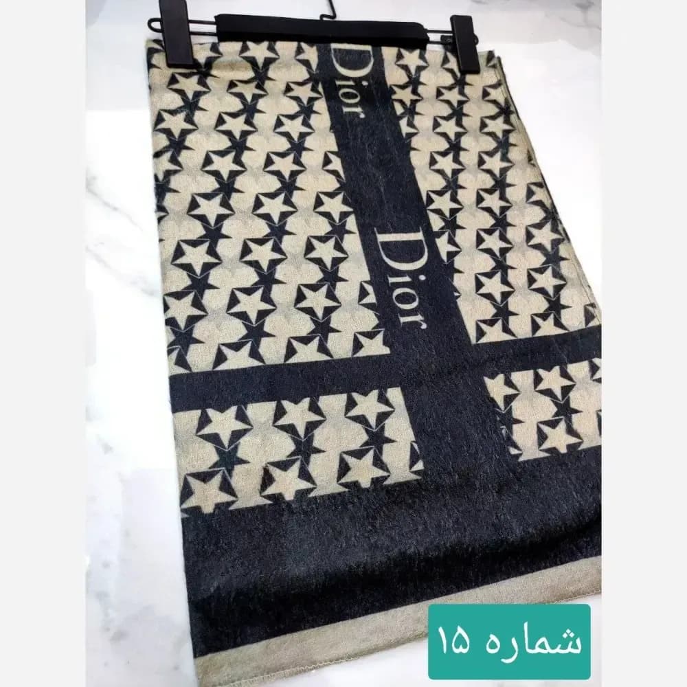 شال اسپرت نخ پنبه قواره بلند زنانه — تصویر ۵