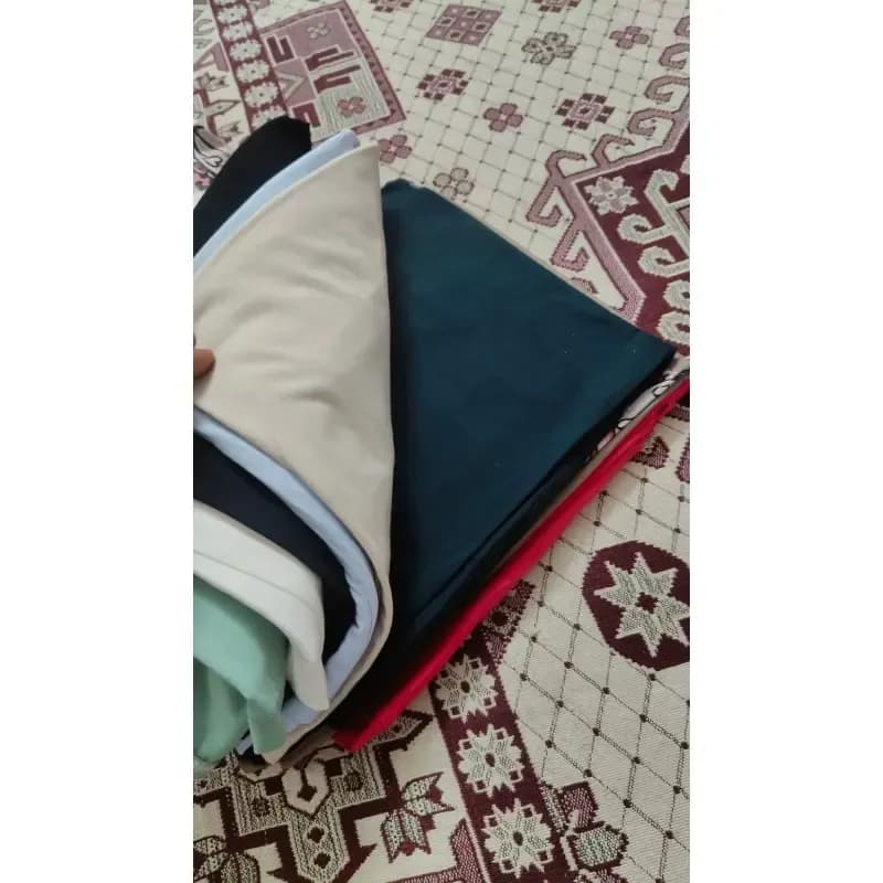 تیشرت باکسی نخ پنبه زنانه و دخترانه اسپرت قد 65 سانت — تصویر ۲
