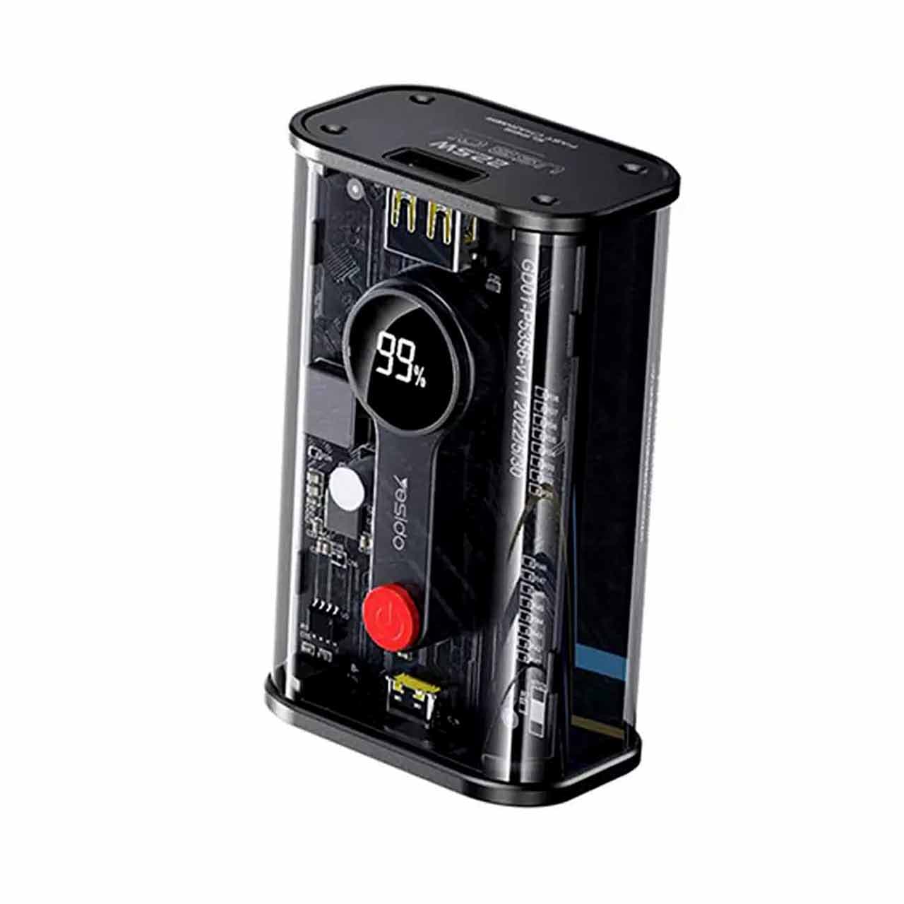 پاوربانک (PD و فست شارژ) yesido 20W 10000mAh مدل YP35 – مشکی