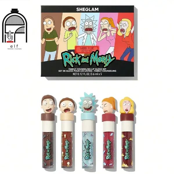 لیپ گلاس ریک و مورتی شیگلم Sheglam مدل Rick and Morty