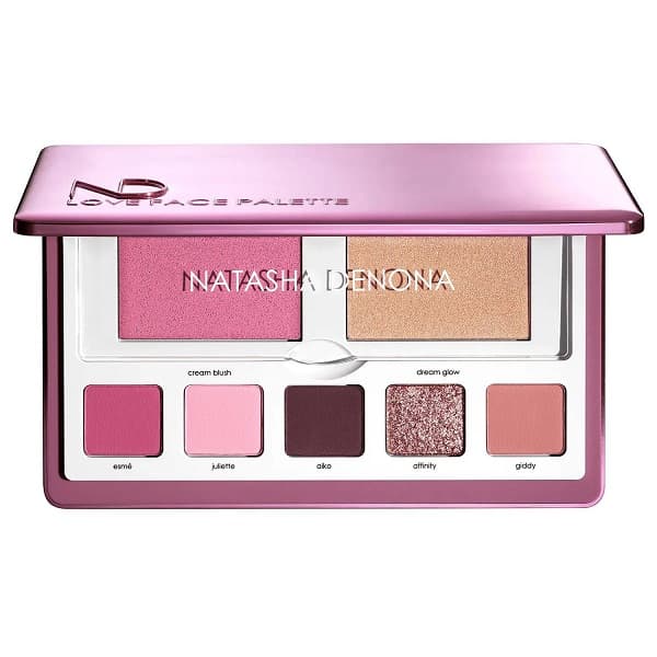 پالت سایه لاو فیس ناتاشا دنونا Love Face Palette Matte Pressed powder eyeshadow natasha denona