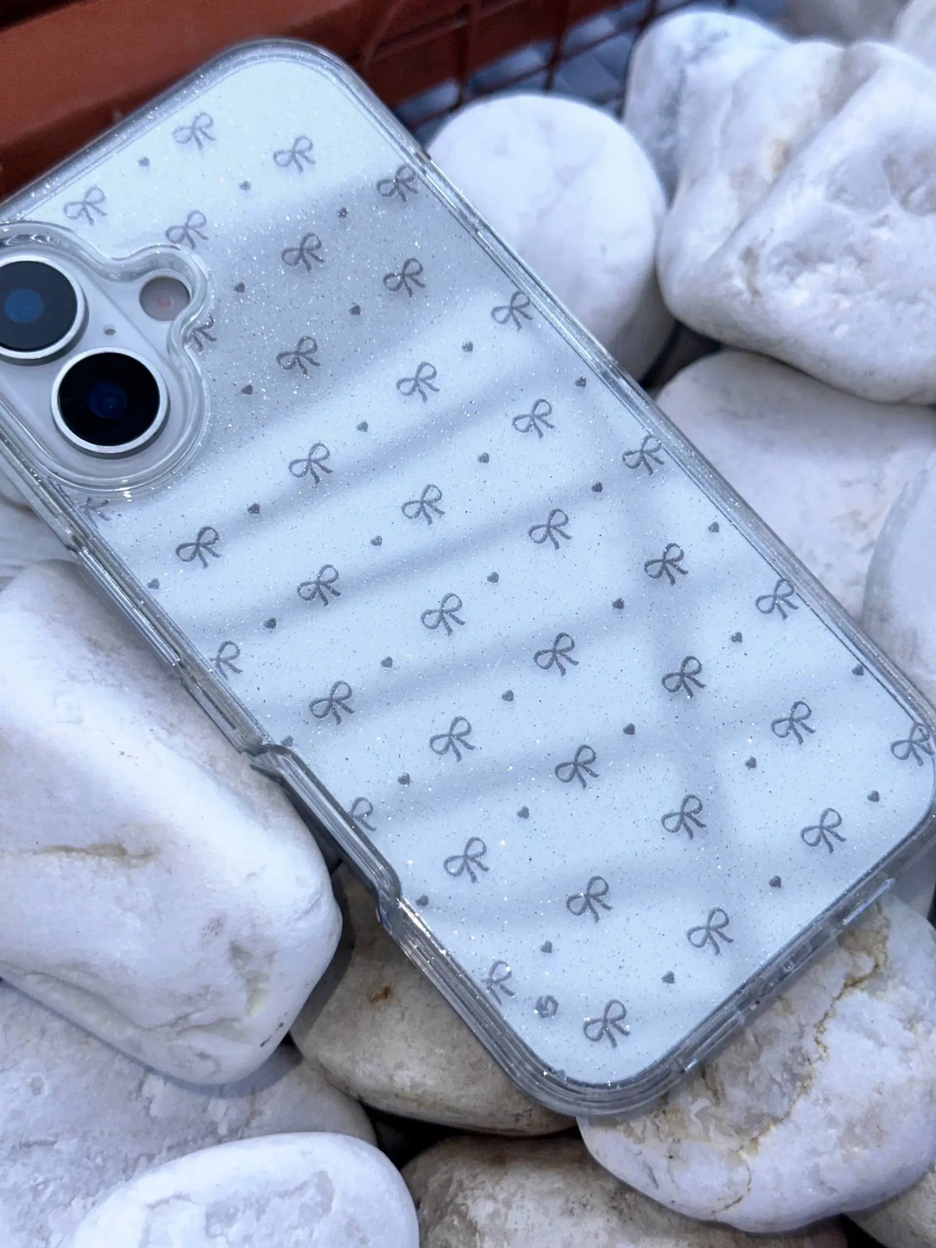 قاب گوشی آیفون پاپیون اکلیلی CS Tiny Bow Shine — تصویر ۲
