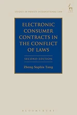 و دانلود نسخه کامل کتاب زبان اصلی Electronic Consumer Contracts in the Conflict of Laws (Studies in Private International Law Book 1) | دانلود کتاب خارجی