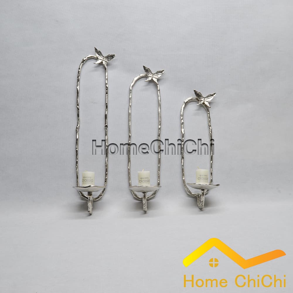شمعدان دیوارکوب ایوان پروانه 3 سایز