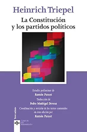 و دانلود نسخه کامل کتاب زبان اصلی La Constitución y los partidos políticos (Clásicos – Clásicos del Pensamiento) (Spanish Edition) PDF | دانلود کتاب خارجی