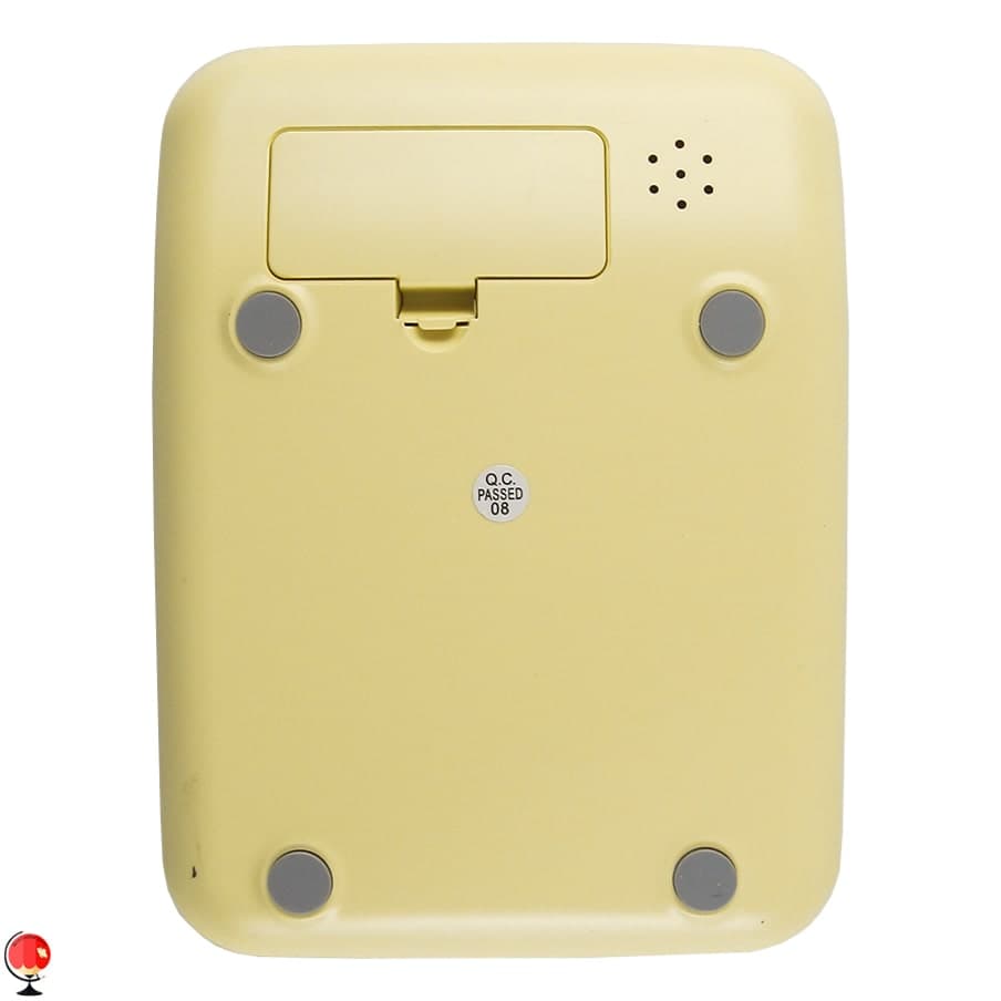 ماشین حساب فانتزی رنگی زرد KK-816 — تصویر ۳