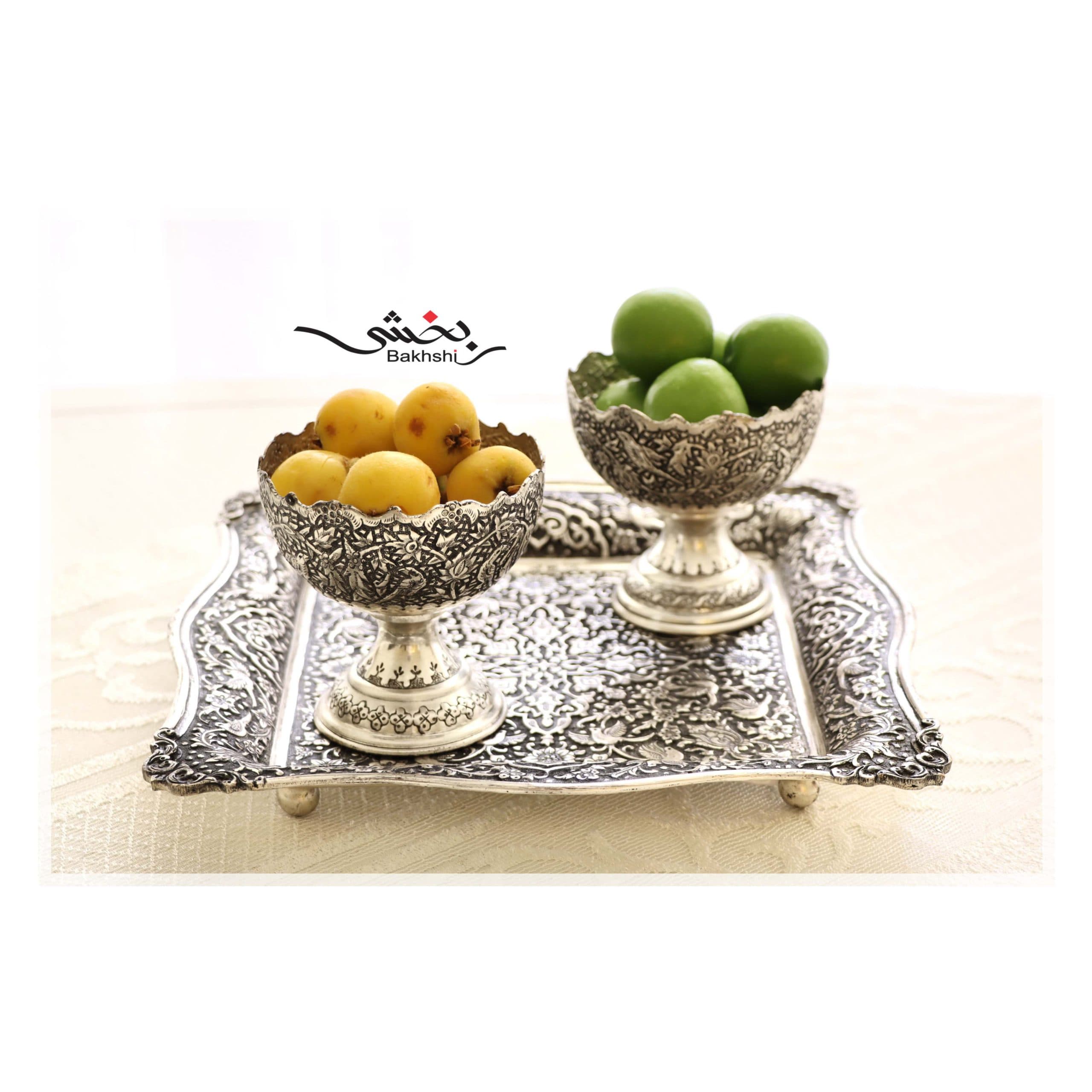 پیشنهاد ست رو میزی نقره بخشی _ عیار 90% _ 890.7 گرم