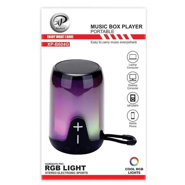 اسپیکر شارژی بلوتوثی ایکس پی/XP مدل B604G