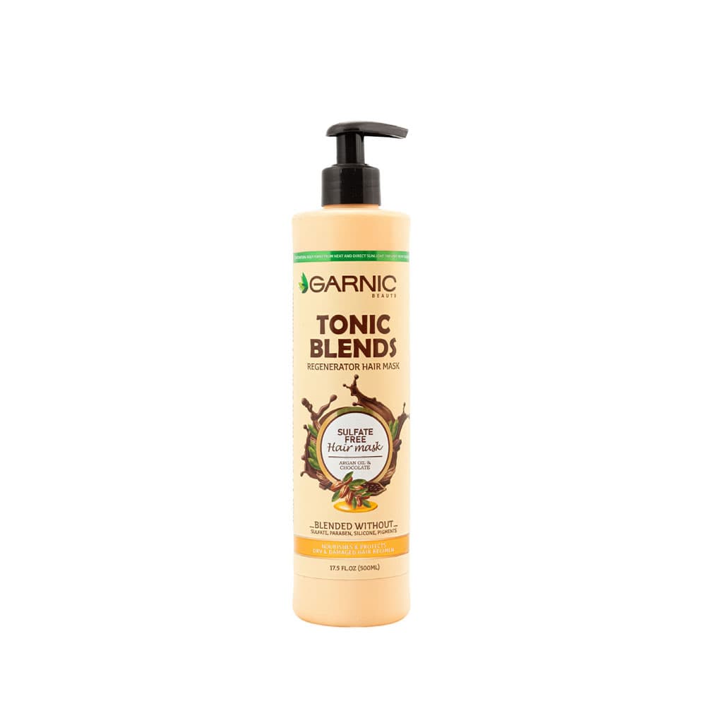 ماسک مو تونیک 500 میل گارنیک آرگان و شکلات مخصوص مو های کراتین شده GARNIC