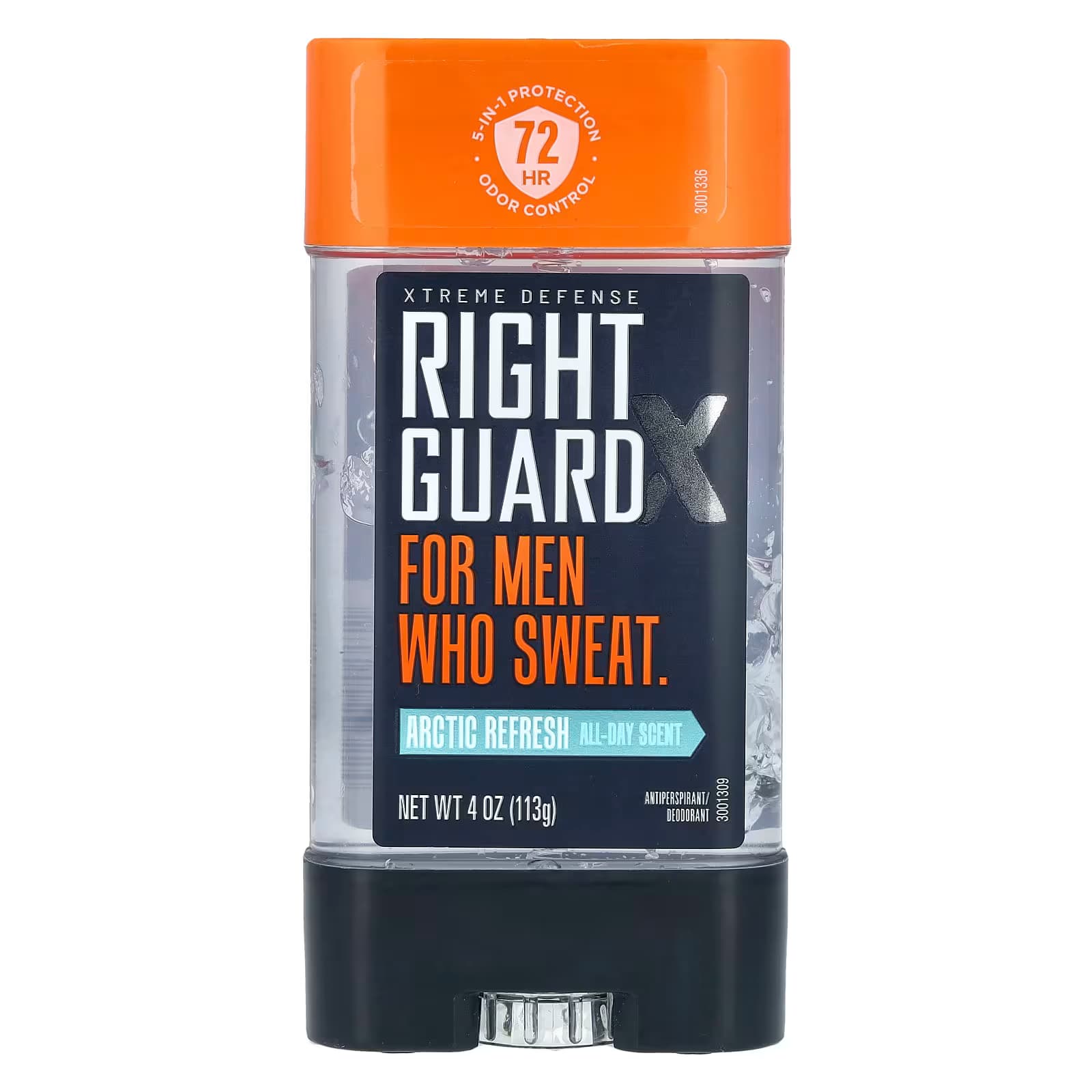 استیک ضد تعریق مردانه رایت گارد اکستریم دیفنس آرکتیک ریفرش113گرم Right Guard Xtreme Defense Antiperspirant Deodorant Gel Arctic Refresh