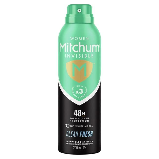 اسپری ضدتعریق زنانه میچام اینویزیبل کلیر فرش ۴۸ ساعته | Mitchum Women Invisible Clear Fresh 48H Antiperspirant & Deodorant Spray
