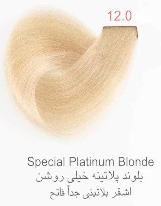 رنگ مو کم آمونیاک کی اس دی 100 میل 12.0 بلوند پلاتینه خیلی روشن KSD — تصویر ۲