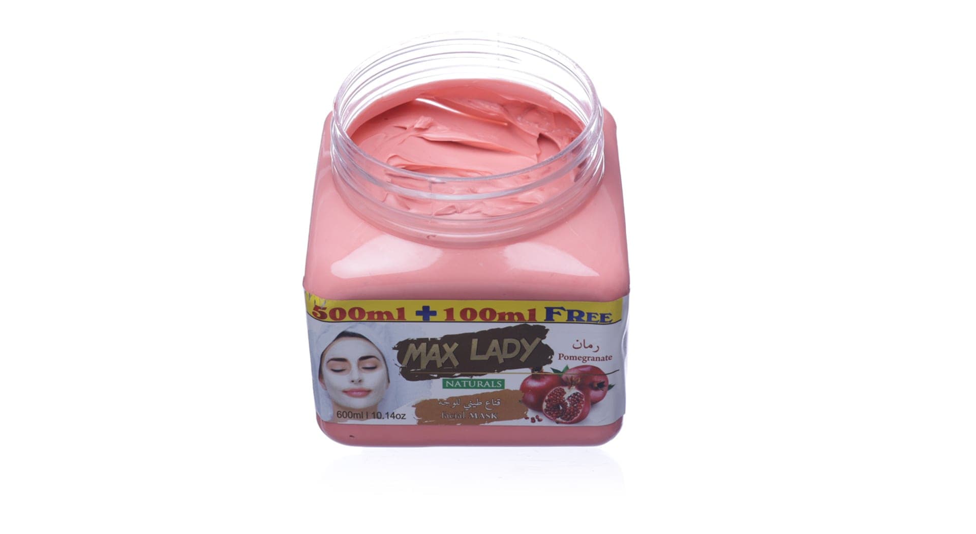 ماسک گچی انار مربعی مکس لیدی 600ml — تصویر ۳