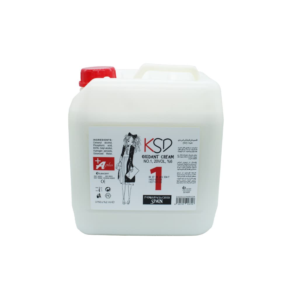 اکسیدان 4 لیتری 6 درصد کی اس دی نمره 1 KSD
